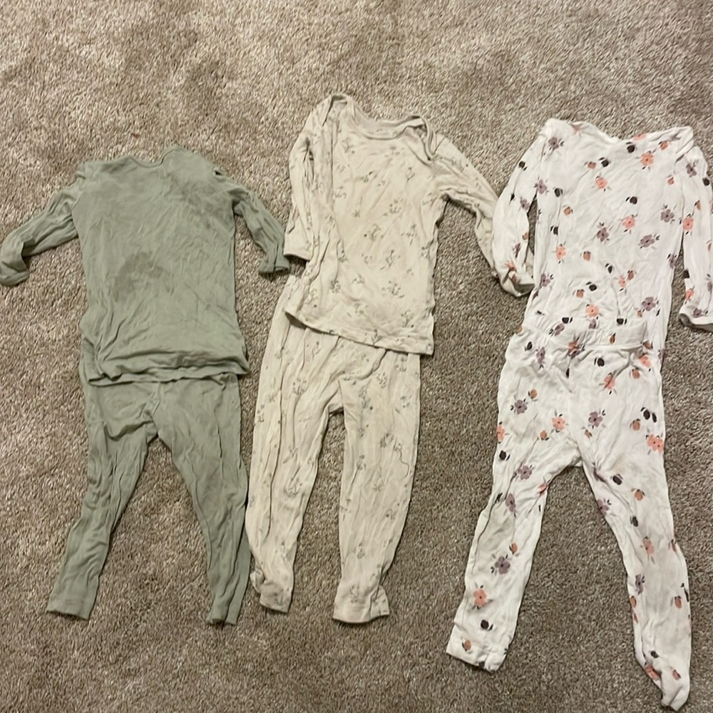 Solly Baby Modal Baby Girls Pajama Sets Bundle 6-12